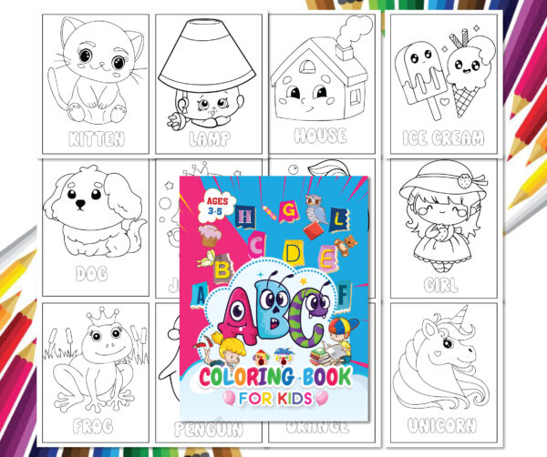 ABC Coloring Book For Kids